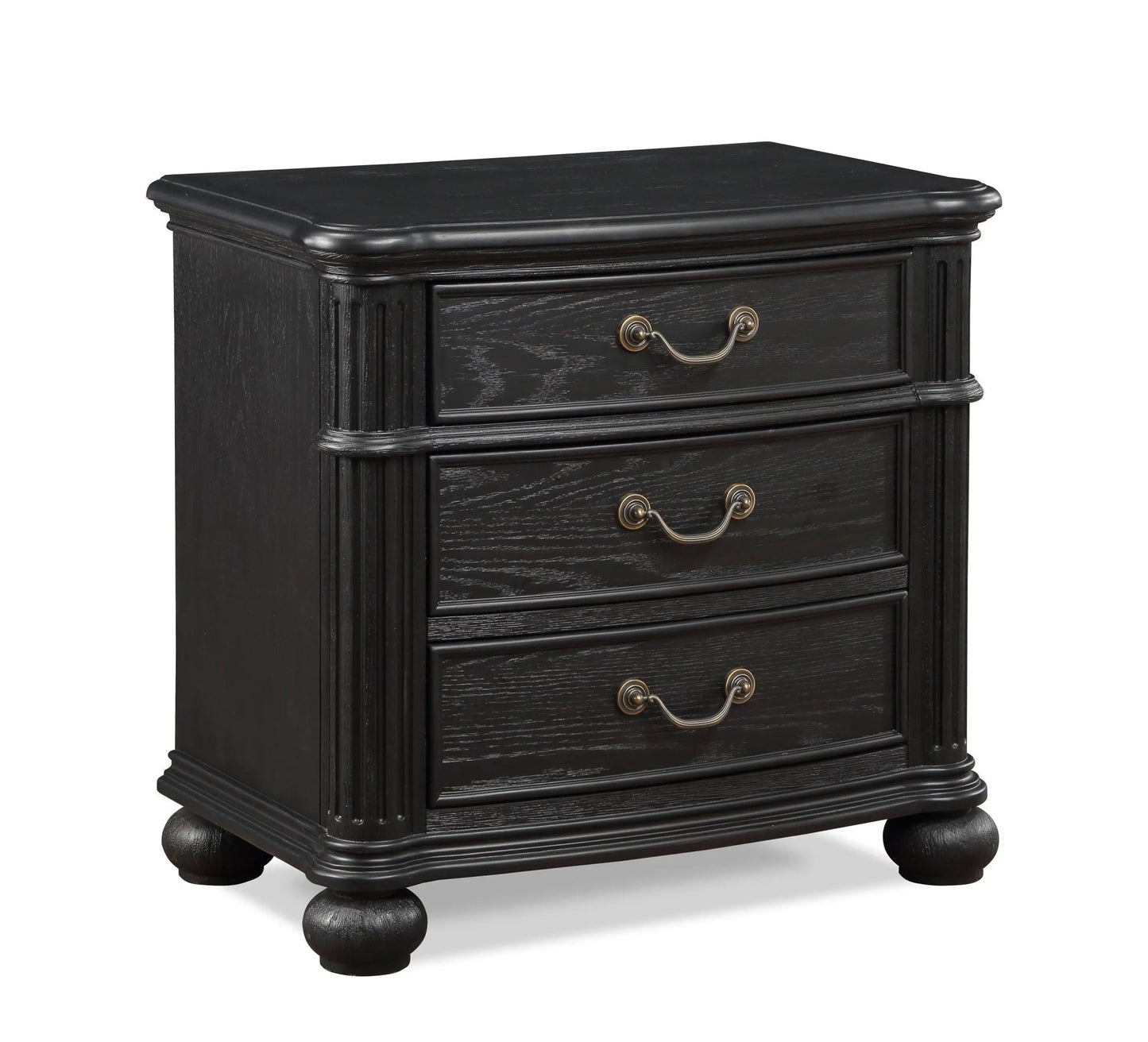 Kingsbury - Nightstand - Black - Ferro Furniture