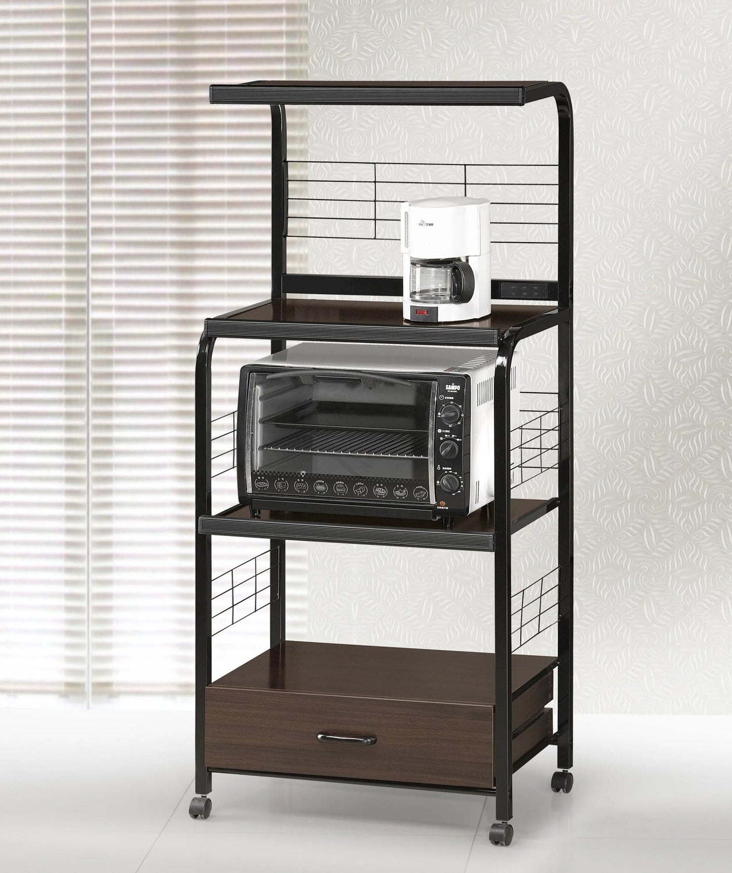 Kitchen Shelf On Casters - Ferro Furniture