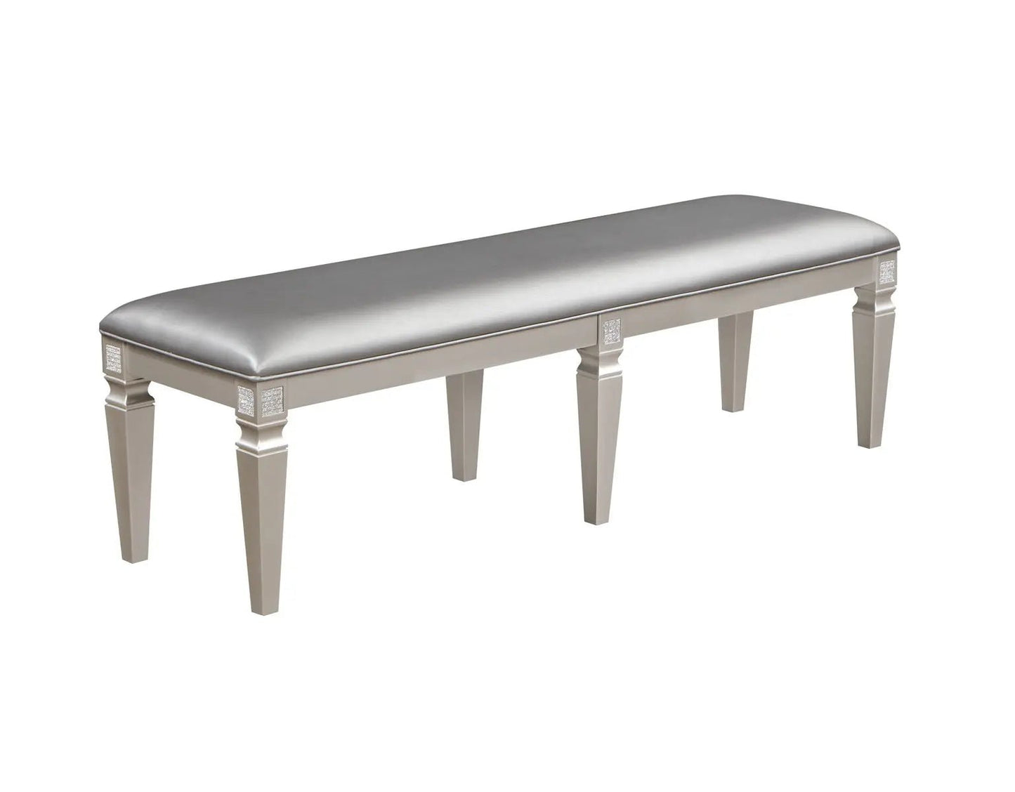 Klina - Bench - Silver - Ferro Furniture