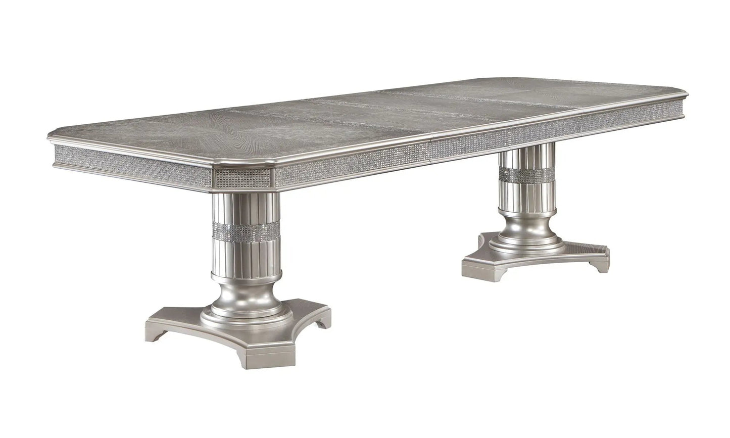 Klina - Dining Table - Pearl Silver - Ferro Furniture