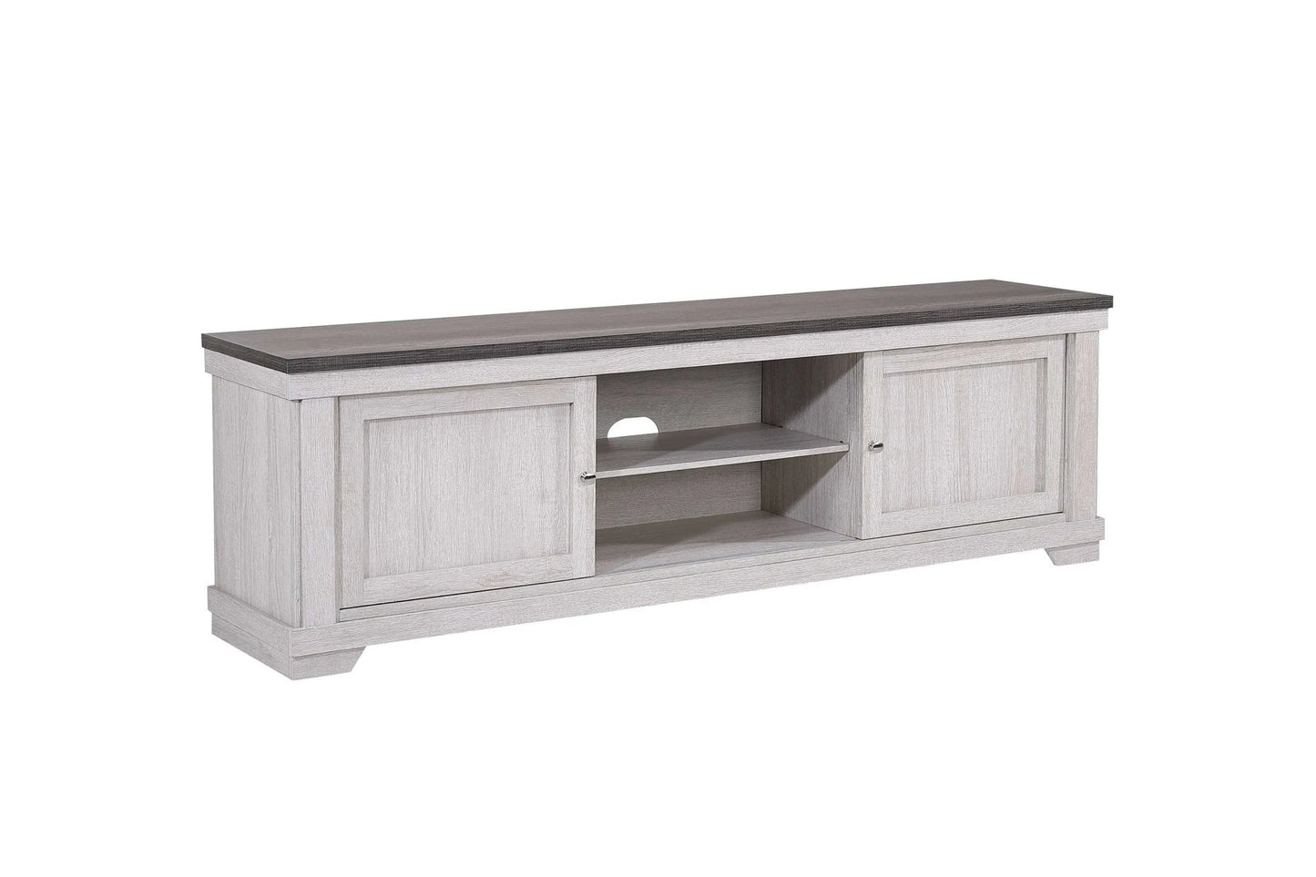 Leighton - 71" TV Stand - White - Ferro Furniture