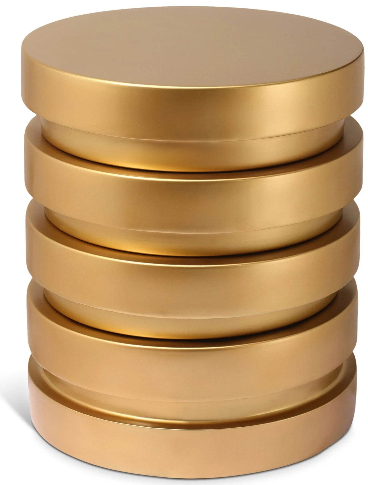 Levels - End Table - Gold - Ferro Furniture