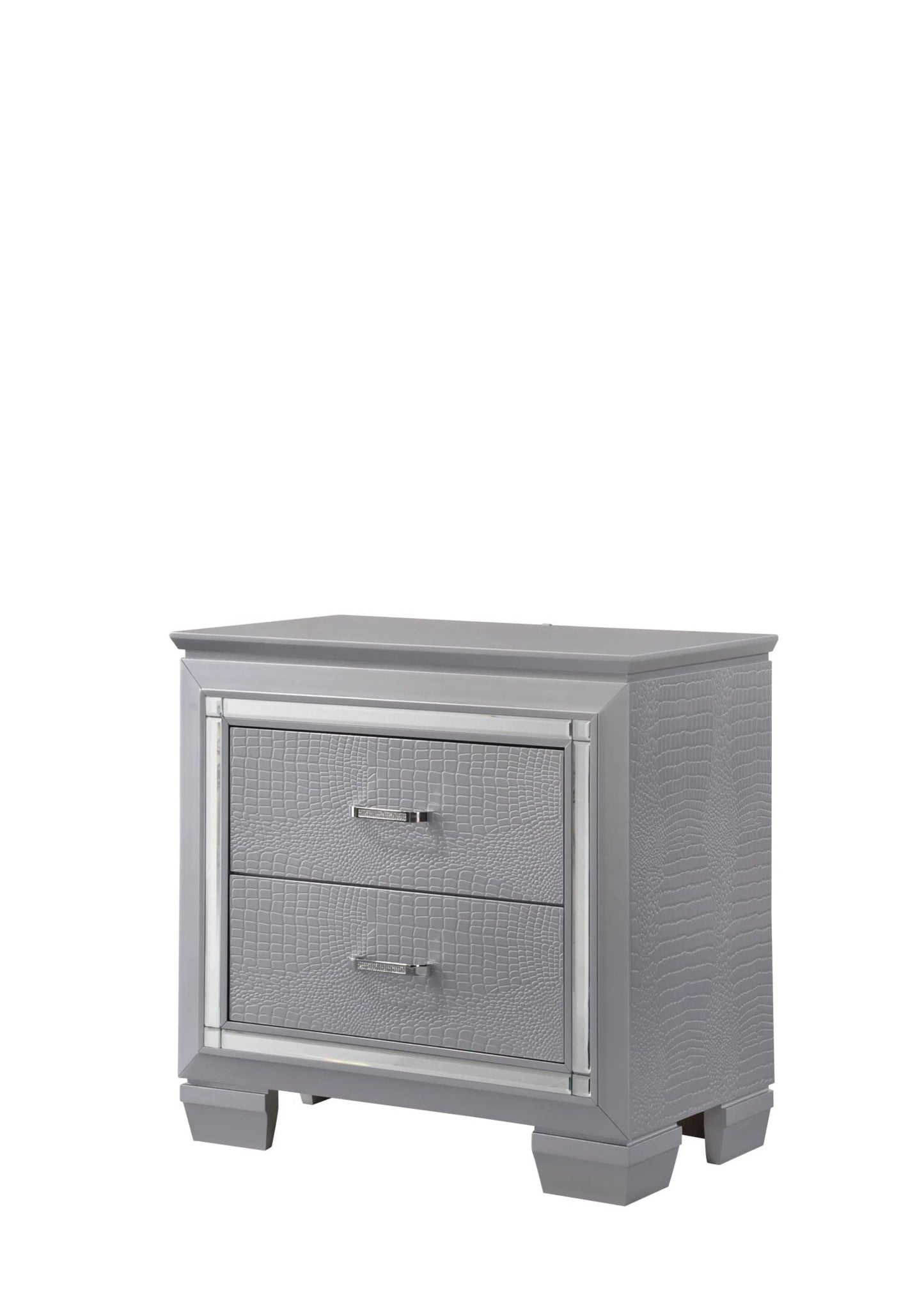 Lillian - Nightstand - Gray - Ferro Furniture