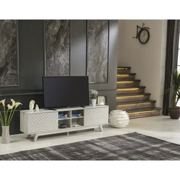 Lina Tv Stand Grey - Ferro Furniture