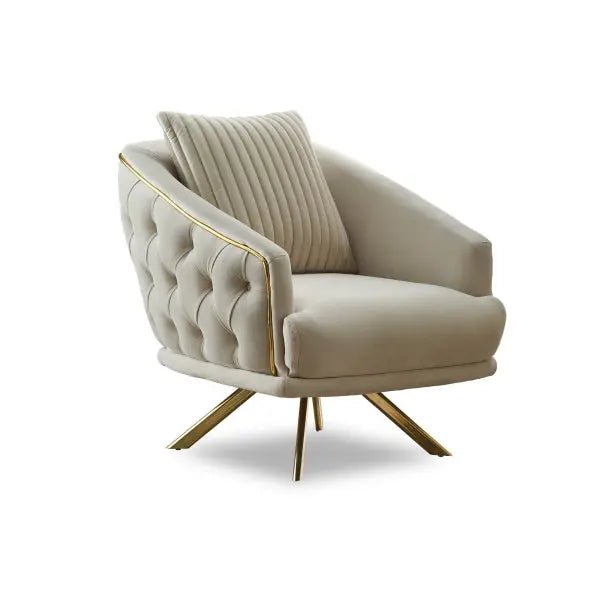 Lucas Chair Cream - Ferro Furniture