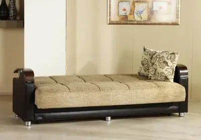 Luna 3 Seat Sleeper (Fulya Brown) 1 Piece - Ferro Furniture