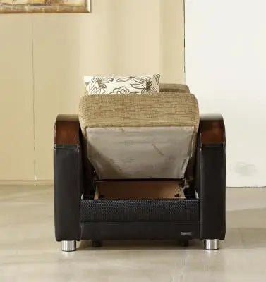 Luna Armchair (Fulya Brown) 2 Pieces - Ferro Furniture