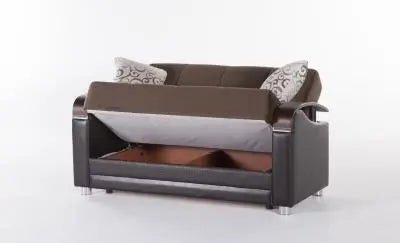 Luna Love Seat (Naomi Brown) 2 Pieces - Ferro Furniture