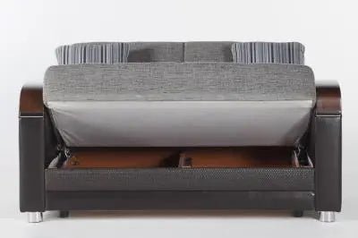 Luna Love Seat Sleeper (Fulya Gray) 2 Pieces - Ferro Furniture