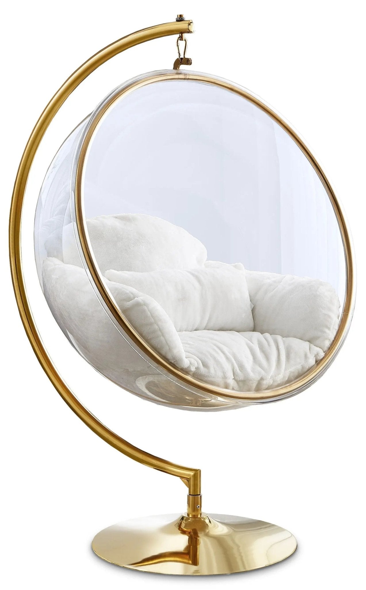 Luna - Swing Accent Chair - White - Ferro Furniture