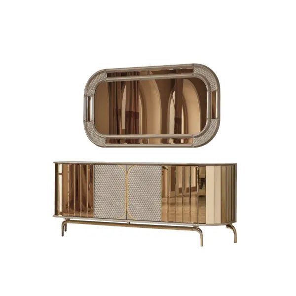 Madrid Consol With Mirror - Ferro Furniture