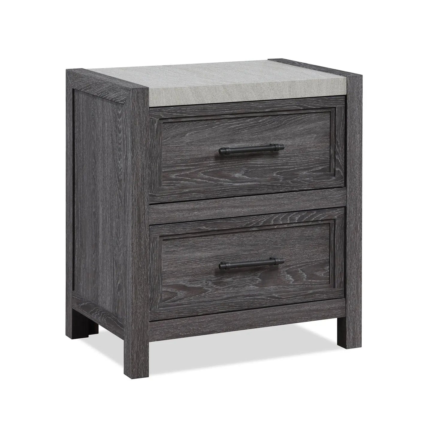 Madsen - Nightstand - Gray - Ferro Furniture