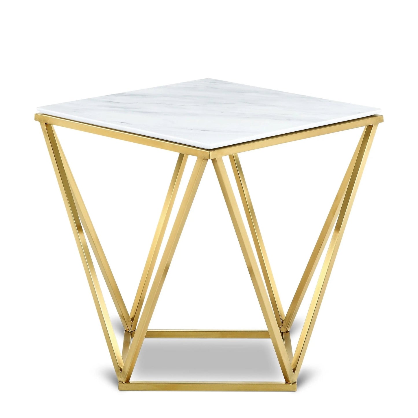 Mason - End Table - Gold - Ferro Furniture