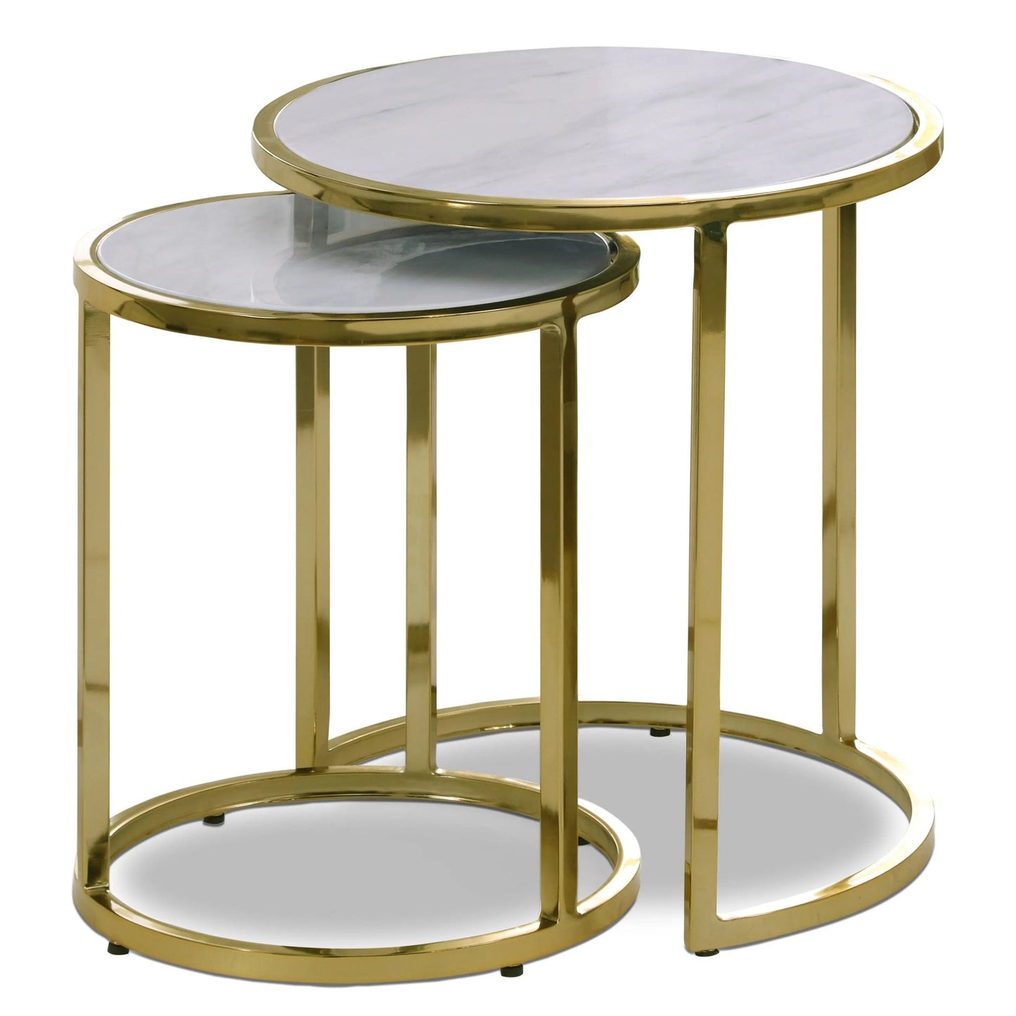 Massimo - End Table - Gold - Ferro Furniture