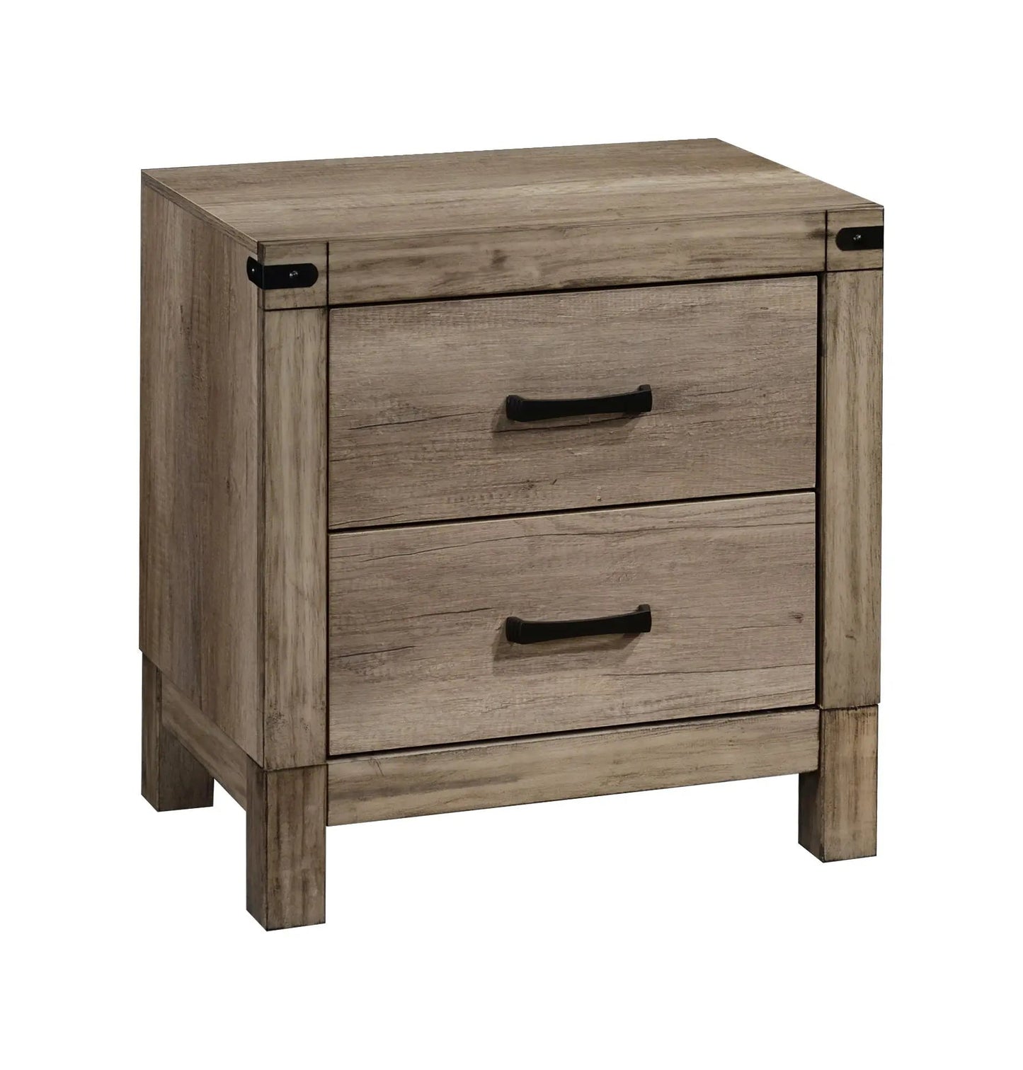Matteo - Tall Nightstand - Brown - Ferro Furniture
