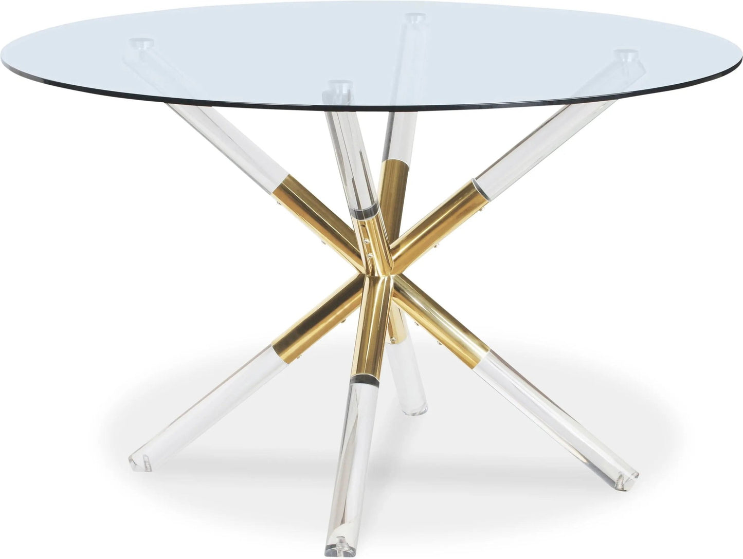 Mercury - Dining Table - Pearl Silver - Glass - Ferro Furniture