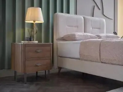 Mirante Nightstand (Walnut) - Ferro Furniture