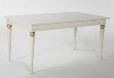 Mistral Expandable Dining Table (Opak White) 2 Pieces - Ferro Furniture