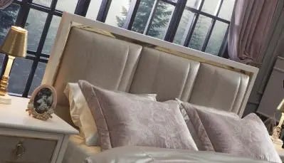 Mistral queen headboard (Opak White) 1 Piece - Ferro Furniture