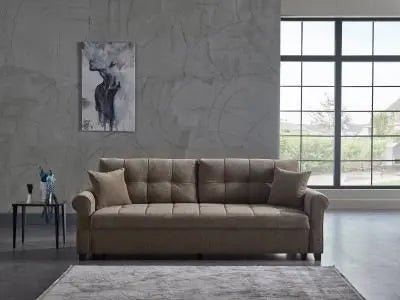 Mocca P Kol Sofa (Koopsi Brown 614) - Ferro Furniture
