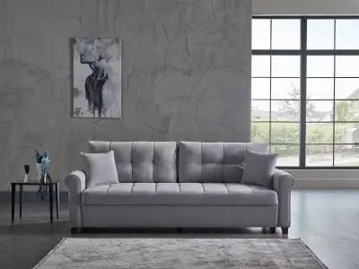 Mocca P Kol Sofa (Koopsi Gray149) - Ferro Furniture