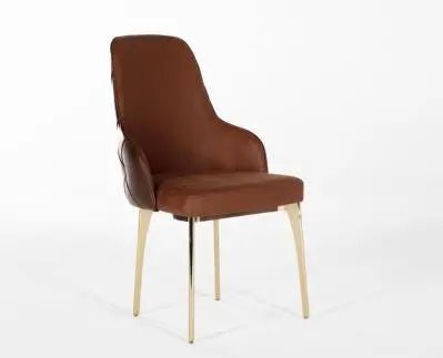 Montego 6166 dining chair 2pcs (Dark Brick/Montego) - Ferro Furniture