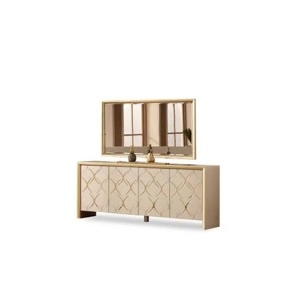 Napoli Consol With Mirror - Ferro Furniture