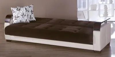 Natural 3 seat sleeper (colins brown) 1 piece - Ferro Furniture