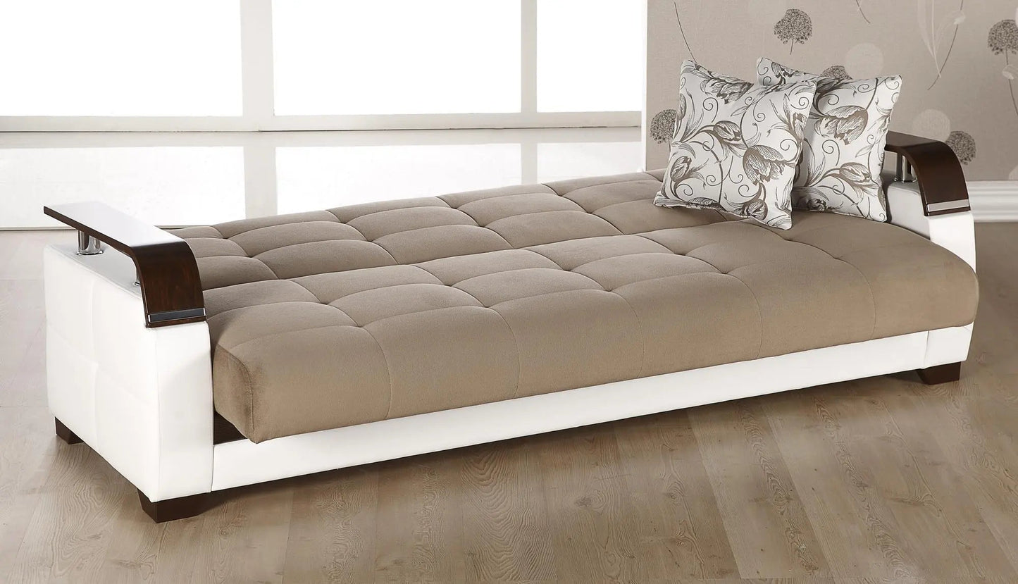 Natural 3 Seat Sleeper (Naomi L.Brown) 1 Pieces - Ferro Furniture