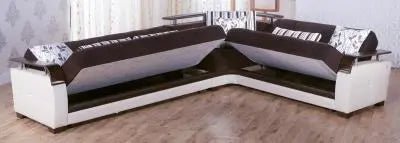 Natural Sectional (Colins Brown) 4 Pieces - Ferro Furniture