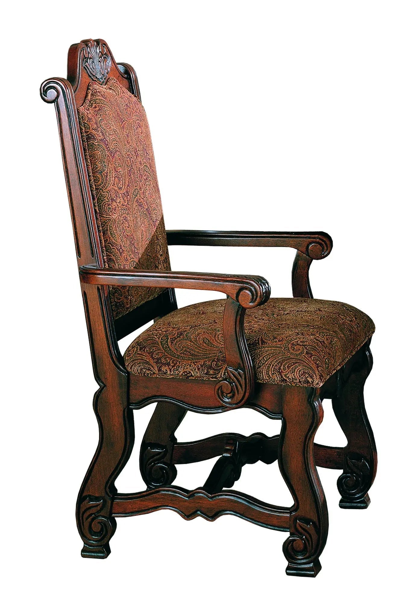 Neo Renaissance - Arm Chair - Dark Red - Ferro Furniture