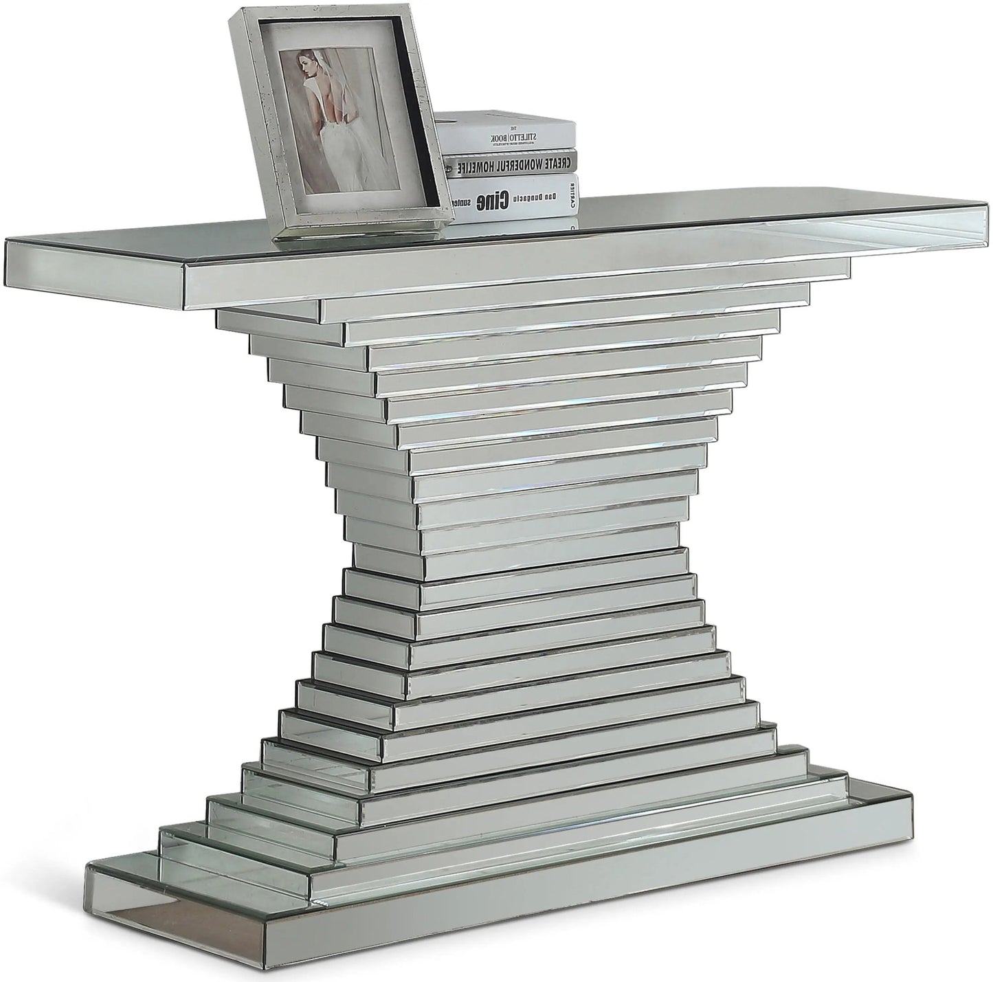 Nexus - Console Table - Pearl Silver - Ferro Furniture