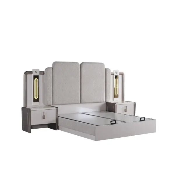 Nirvana Queen Storage Bed With Headboard - Ferro Furniture