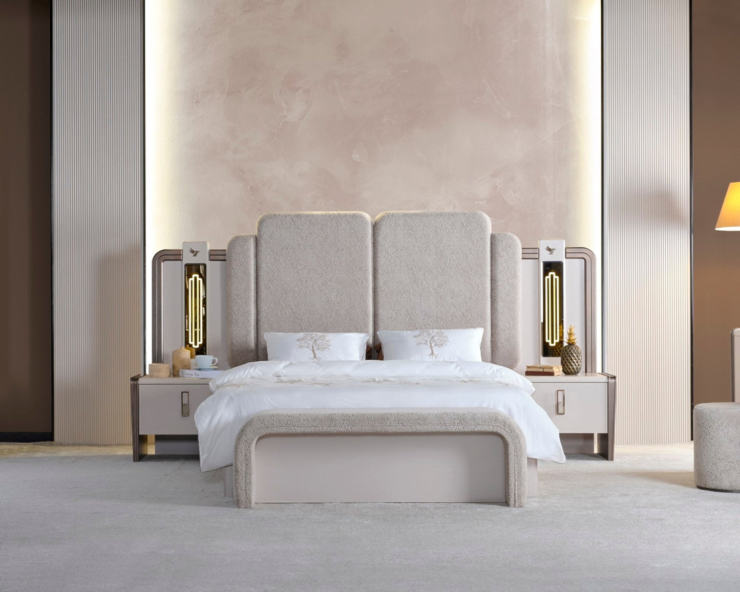 Nirvana Storage Bed With Headboard - Ferro Furniture