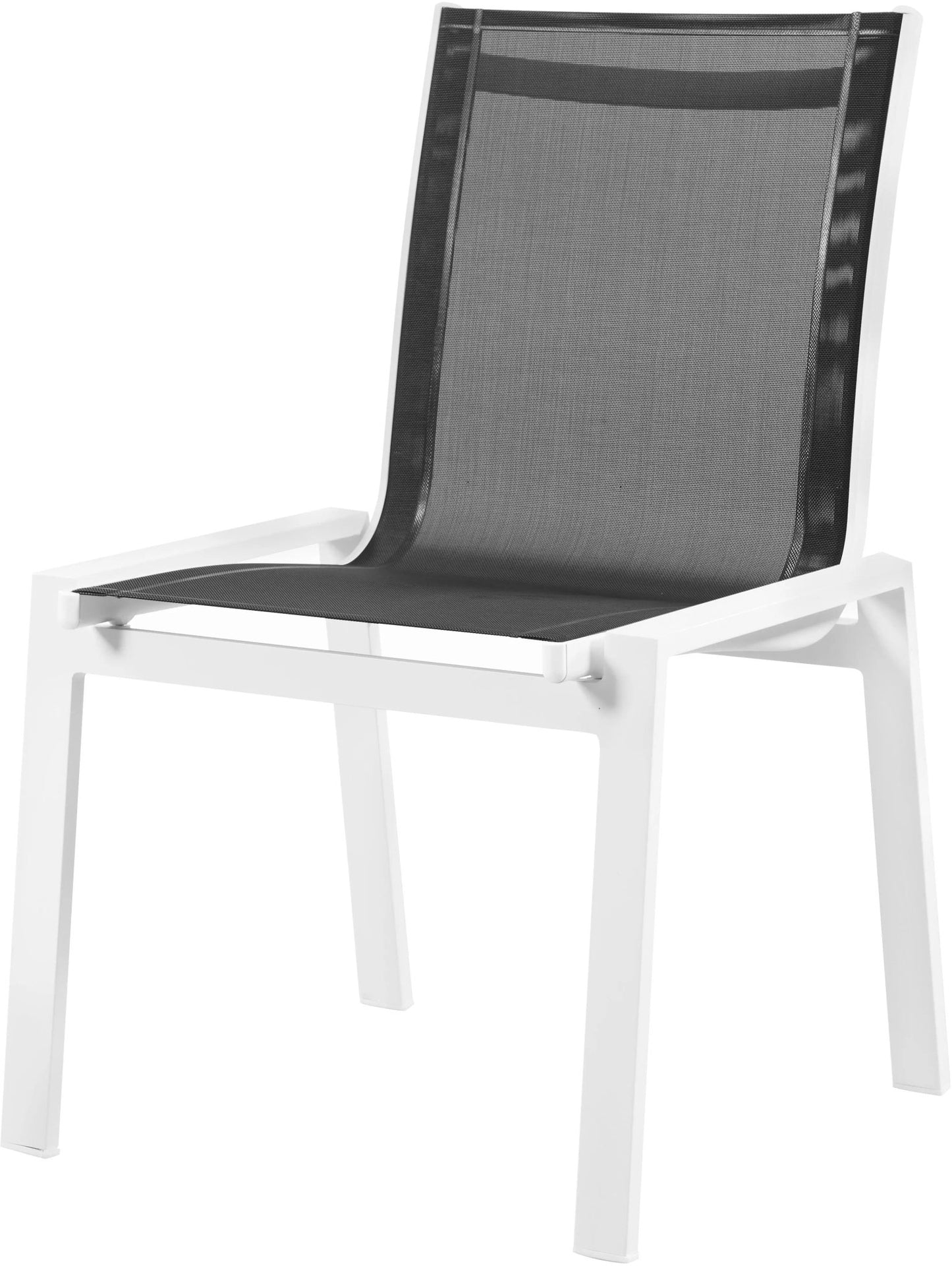 Nizuc - Outdoor Patio Dining Chair With White Frame (Set of 2) - Ferro Furniture