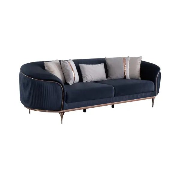 Pandora Stationary Sofa Anthracite - Ferro Furniture