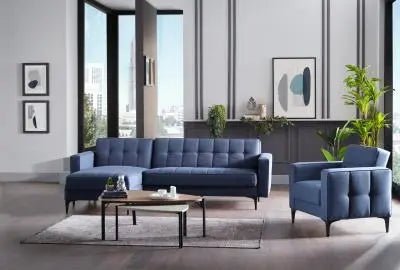 Parker Armchair (Corvet Grey) 2 Pieces - Ferro Furniture