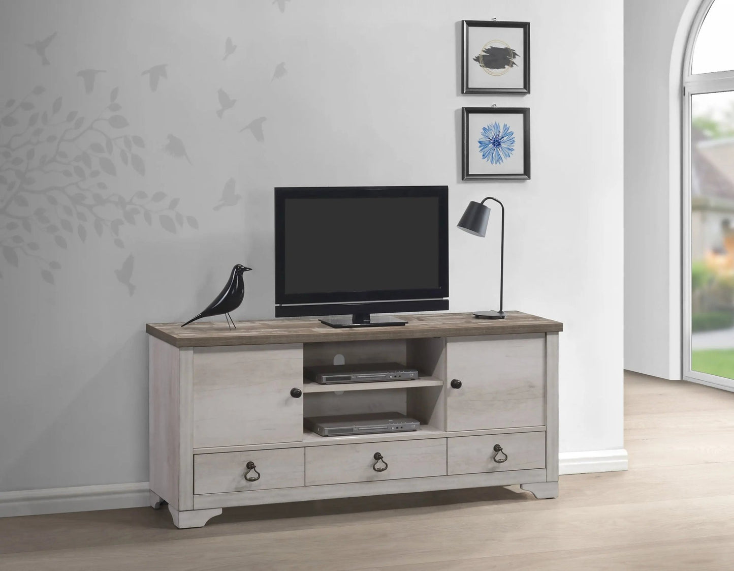 Patterson - Media Chest - Beige - Ferro Furniture