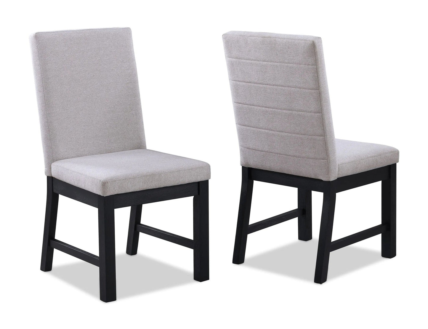Pelham - Dining Chair (Set of 2) - Charcoal & Gray - Ferro Furniture