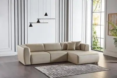 Picasso Sectional (Santa Glory Cream) 5 Pieces - Ferro Furniture