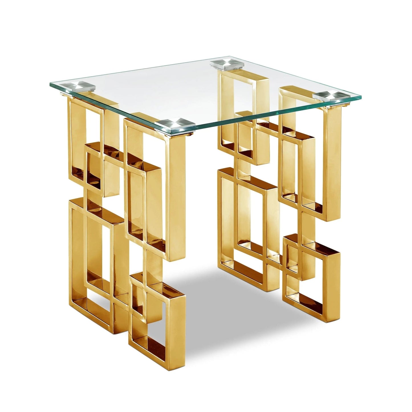Pierre - End Table - Gold - Ferro Furniture