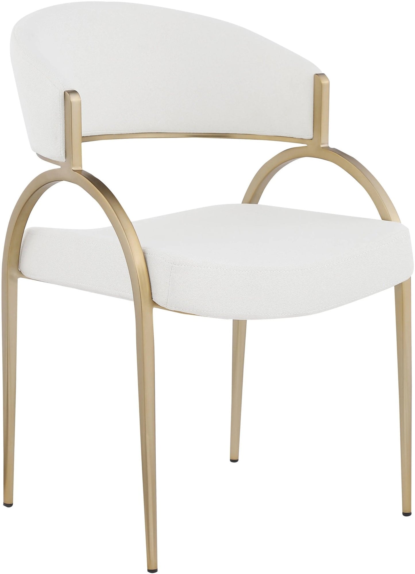 Privet - Dining Chair (Set of 2) - Cream - Fabric - Ferro Furniture