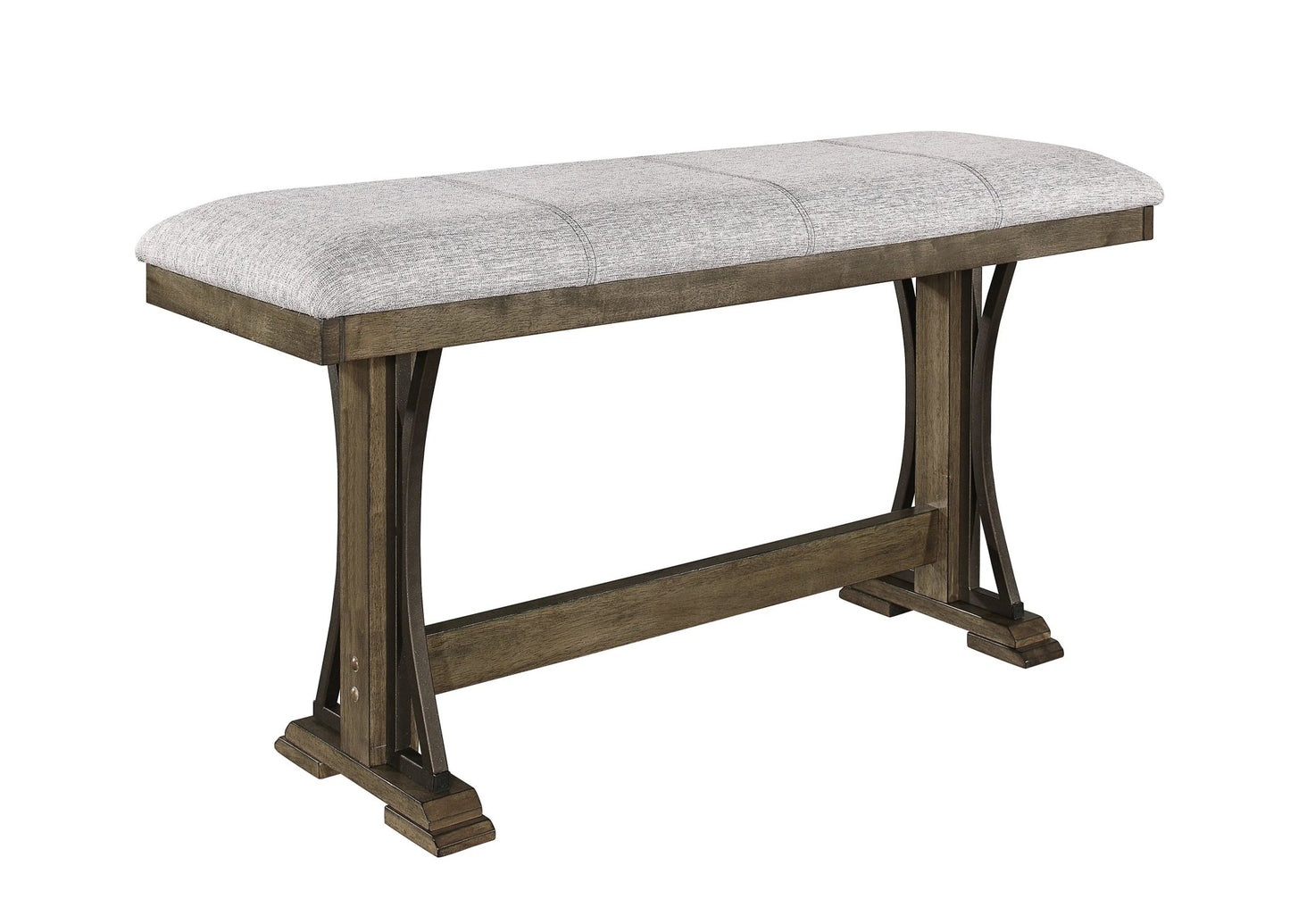 Quincy - Counter Height Bench - Brown - Ferro Furniture