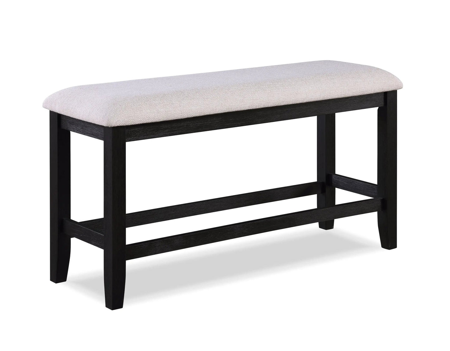 Regent - Cntr Height Bench - Charcoal Black - Ferro Furniture