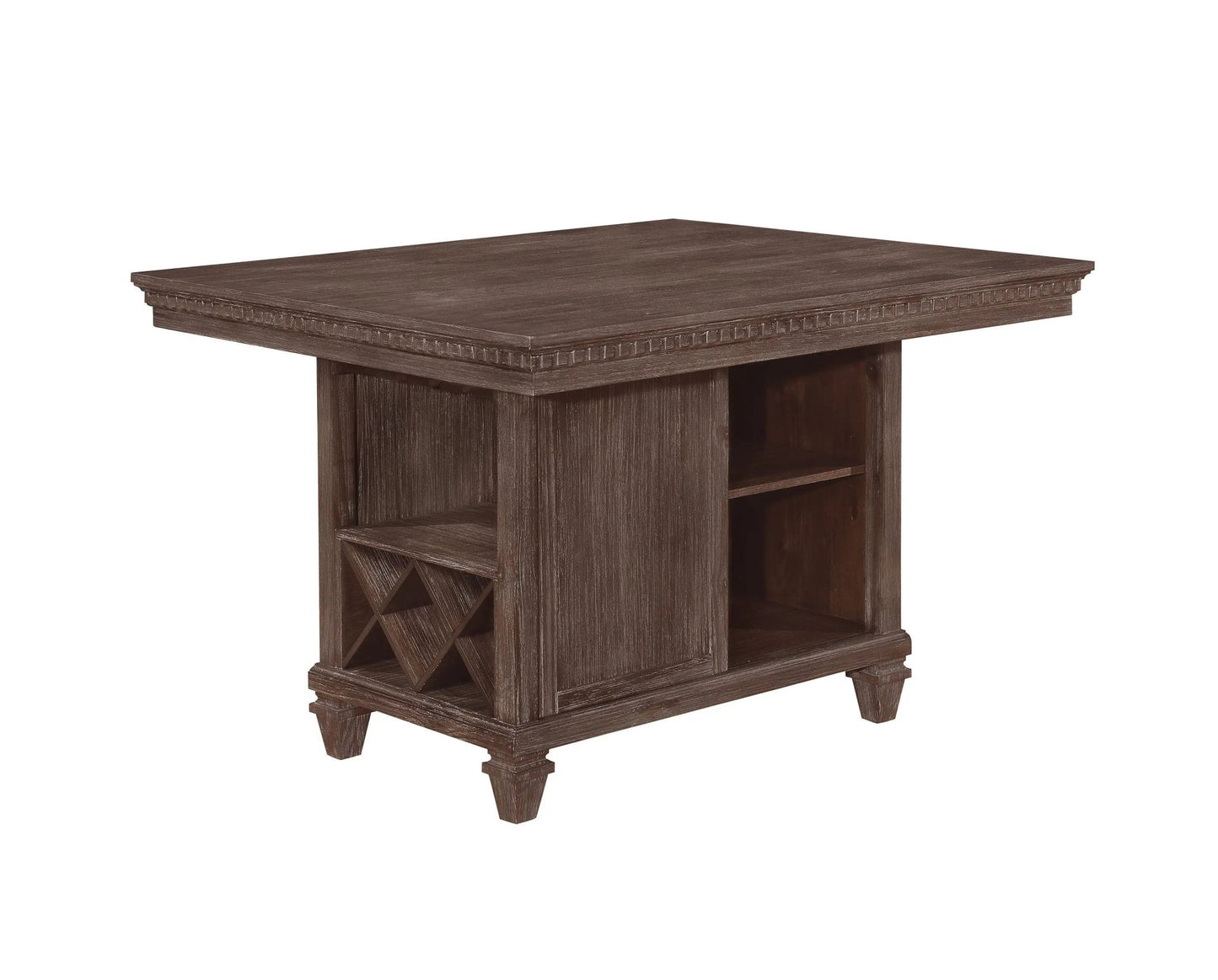 Regent - Counter Height Table - Charcoal Black - Ferro Furniture