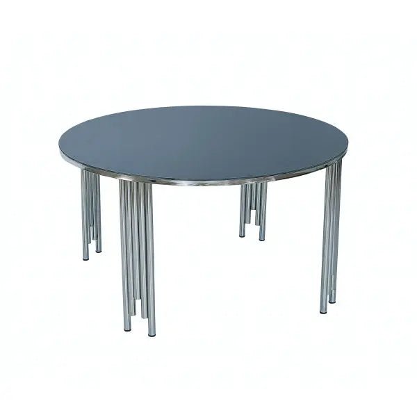 Renga Coffee Table Silver Legs - Black Top - Ferro Furniture