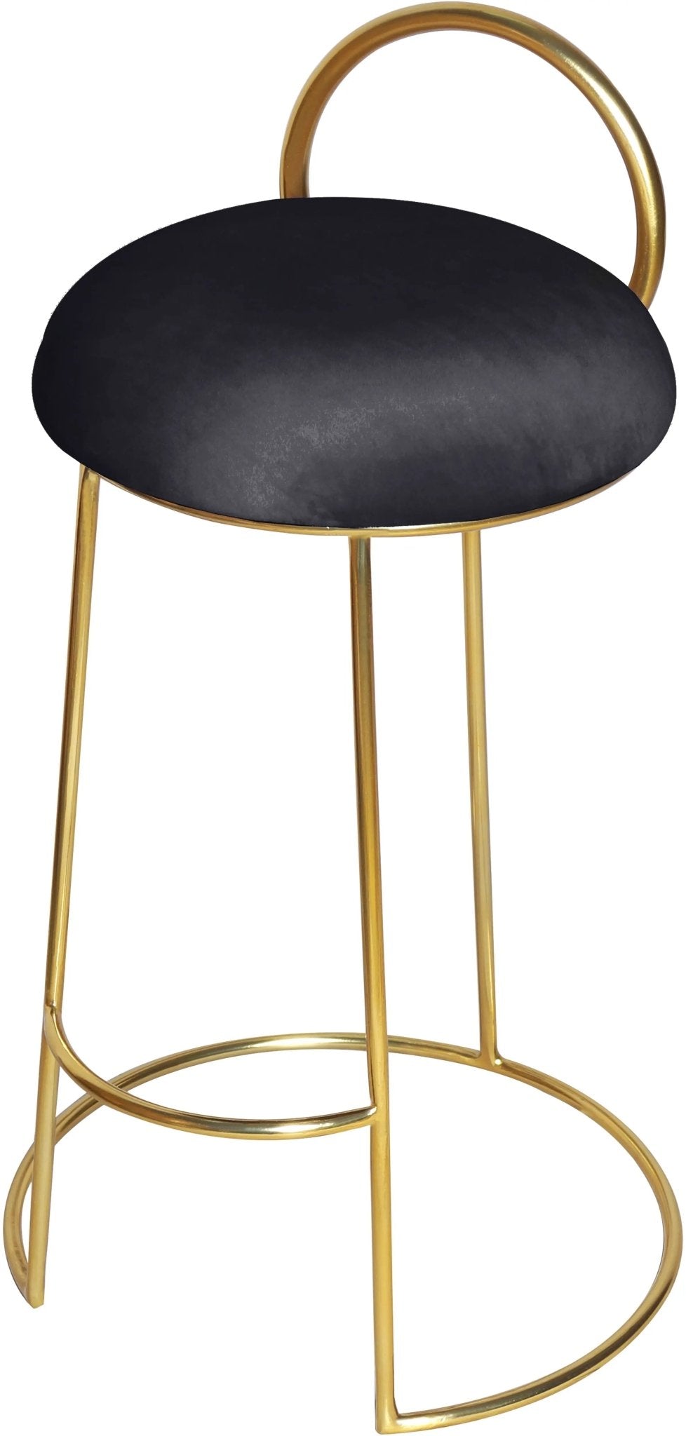 Ring - Counter Stool with Gold Legs - Ferro Furniture