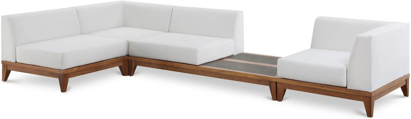 Rio - 4 Piece Modular Sectional - Off White - Ferro Furniture