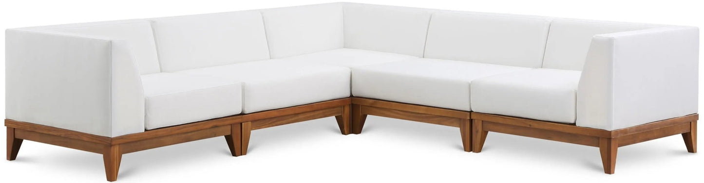 Rio - 5 Piece Modular Sectional - Off White - Ferro Furniture