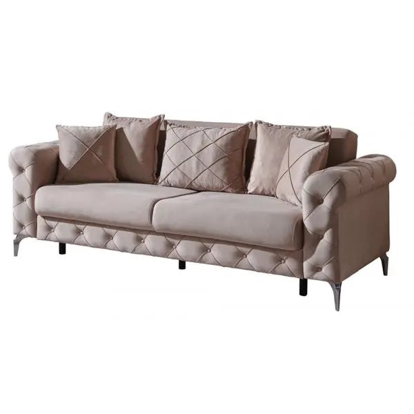 Riva Convertible Livingroom Sofa Cream - Ferro Furniture